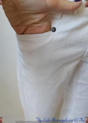 Фирменные vero moda белоснежные штаны/джинсы на 97 % хлопок/котонн, размер л-ка7 фото