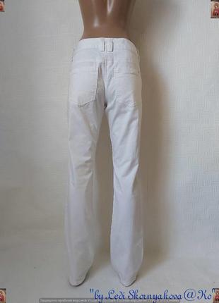 Фирменные vero moda белоснежные штаны/джинсы на 97 % хлопок/котонн, размер л-ка2 фото