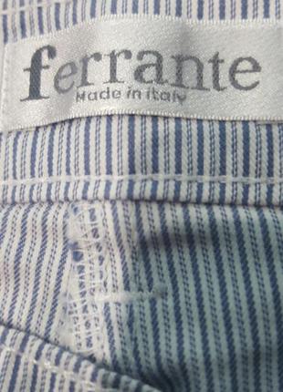 Ferrante  стильные котоновые бриджи8 фото