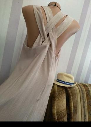 Легкий сарафан з красивою спинкою вінтаж
