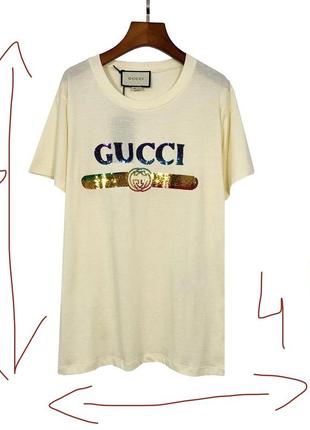 Футболка в стилі gucci