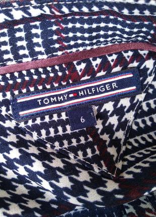 Sale стильная брендовая  рубашка в клетку tommy hilfiger8 фото