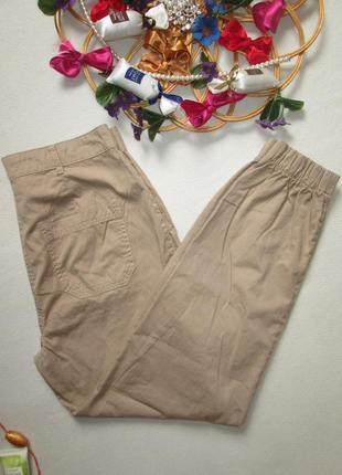 Мега классные летние котоновые брюки карго джоггеры песочного цвета george 🍒🍓🍒8 фото