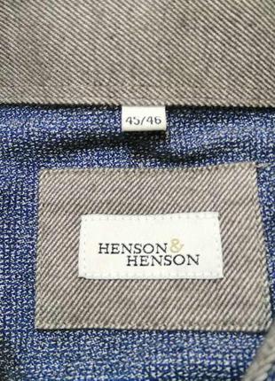 Рубашка на замке, henson & henson, 45/46. как новая!6 фото