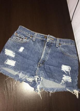 Джинсовые шорты levi strauss &co4 фото