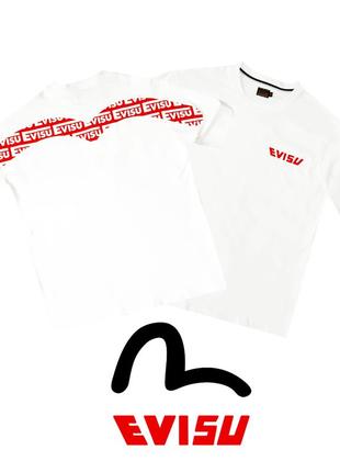 Футболка evisu logo print