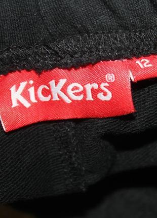 Короткие черные спортивные шорты kickers 38-40р.2 фото