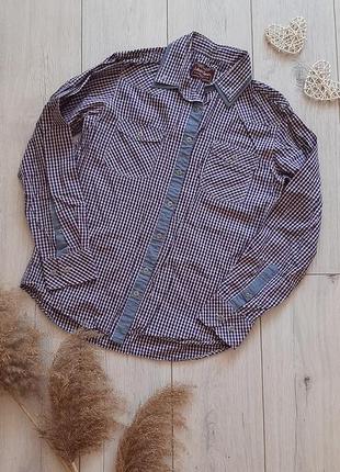 Lobato classics чоловіча сорочка в клітинку m-l