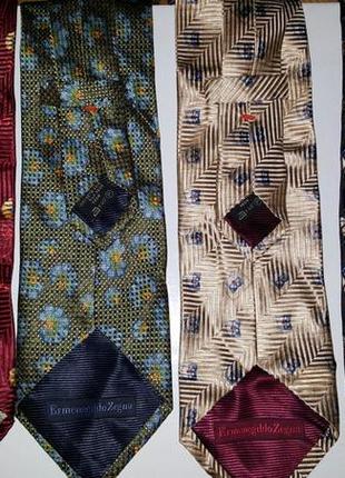 Винтажный галстук итальянский шелковый,оригинал