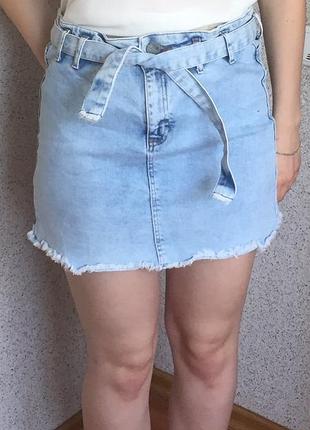 Джинсова турецька спідниця 42-44 роз