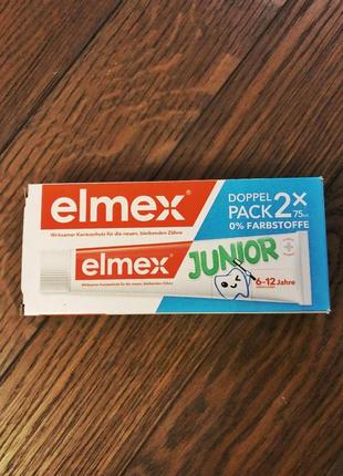 Зубна паста проти карієсу для дітей elmex junior doppel-pack для дітей від 6 до 12 років 2х75 мл