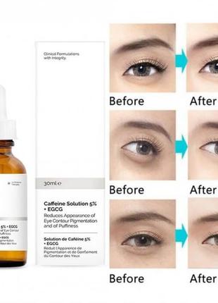 The ordinary - caffeine solution 5% + egcg - сироватка під очі з кофеїном і зеленим чаєм