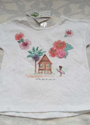 Футболка тм c&a, 💯% котон. розмір 92🍓