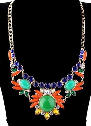 🏵️красиве кольє в кристалах, нове!!! арт. 1484