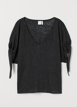 Топ льняной  h&m premium p.xs