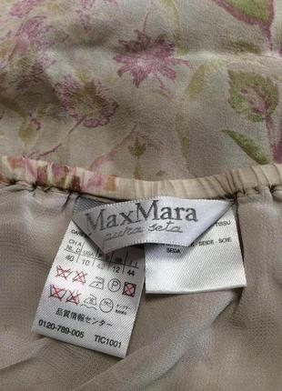 Max mara italy шёлковая ассиметричная юбка5 фото