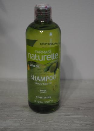 Шампунь для сухих и поврежденных волос оливка farmasi shampoo olive oil1 фото