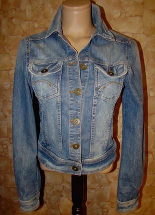 Джинсовая коротенькая куртка(пиджачок) miss selfridge (р.10/38/s/m)
