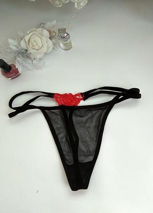 Ажурні трусики стринги розмір m/l