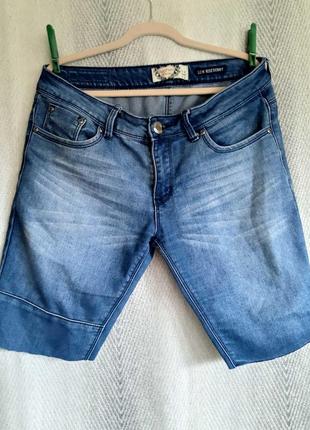 Женские легкие джинсовые шорты , бриджи скини. джинсы 12 размер.1 фото