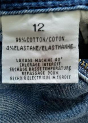 Женские легкие джинсовые шорты , бриджи скини. джинсы 12 размер.9 фото
