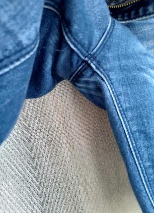 Женские легкие джинсовые шорты , бриджи скини. джинсы 12 размер.6 фото