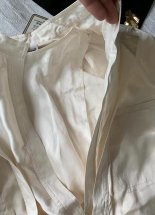 Необыкновенная шелковая блуза с эффектом многослойности4 фото