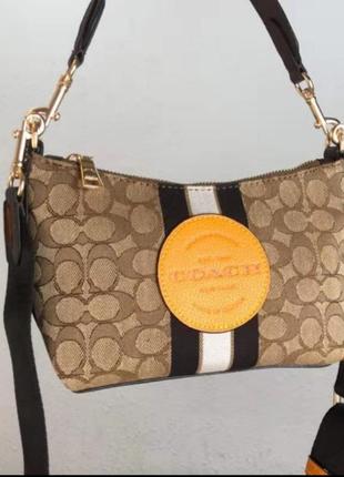 Сумка багет coach