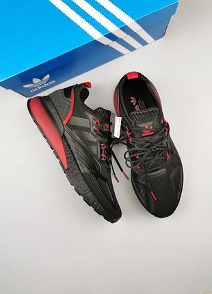 Кросівки оригінал adidas originals zx 2k boost core black fz4641