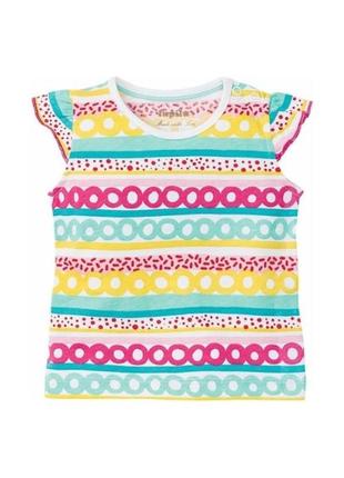 Летняя футболка майка на девочку lupilu футболки для малышей