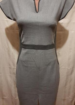 Красивое екслюзивное серое платья.    xs,  s