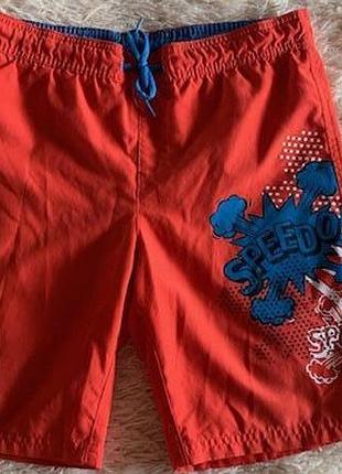Коралловые брендовые шорты speedo, р-р l (на s\m)