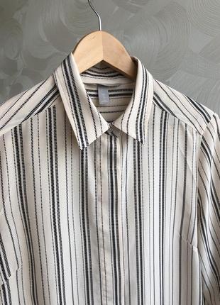 Шёлковая блузка рубашка h&m3 фото