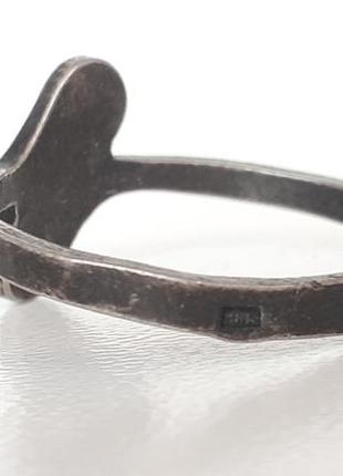 Радянське кільце часів срср каблучка з емаллю кольцо емаль3 фото