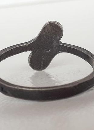 Радянське кільце часів срср каблучка з емаллю кольцо емаль4 фото