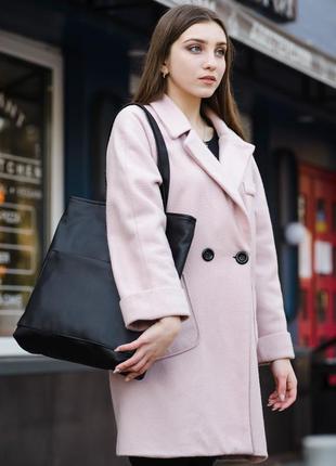 Сумка shopper tote sqn чёрный