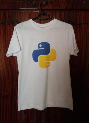 Мужская футболка для программиста pithon