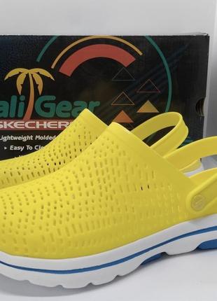 Суперські зручні пляжні босоніжки, шльопанці крокси skechers ulta go оригінал