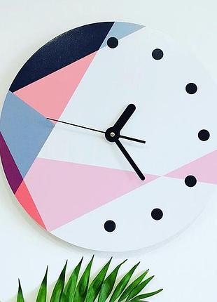 Настенные часы с принтом