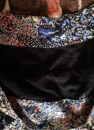 Веселая юбка мульти бренд вискоза l/xxl3 фото