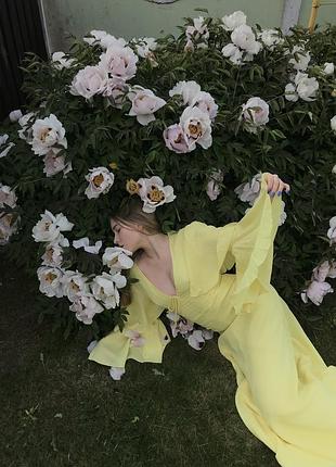 Вінтажне ретро сукні з воланами широкими рукавами