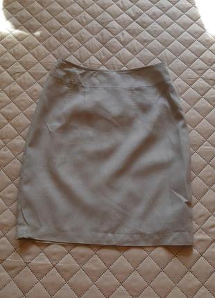 Льняная юбка  из льна