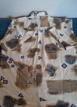 Льняная рубашка на лето.9 фото