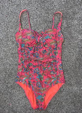 Сдельный яркий купальник 🩱 с чашечками 🌈🍭👙🍬