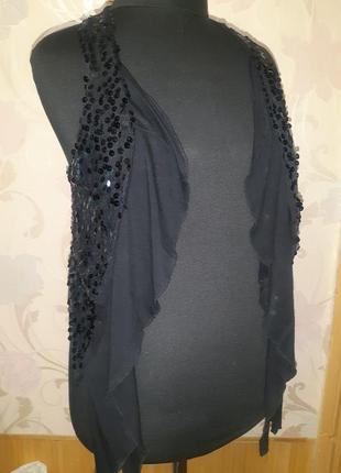 Жилетка с пайетками