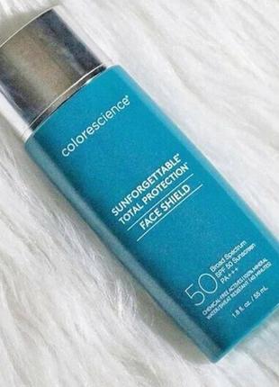 Солнцезащитный крем для лица colorescience face shield spf 501 фото