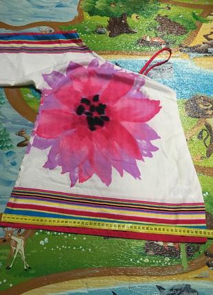 Ассиметричная блузка с цветком8 фото