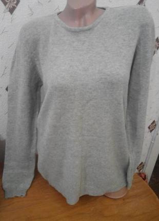 Светр реглан світло ментолового кольору шерсть 100 % р 14-16