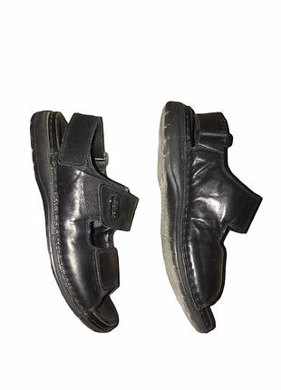 Кожаные сандали шлёпанцы rieker 2