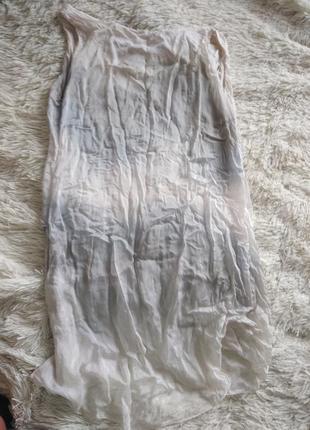Платье натуральный шелк размер 48-50 италия3 фото